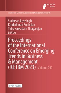 Couverture_Proceedings of the International Conference on Emerging Trends in Business & Management (ICETBM 2023)