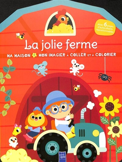 Front cover_La jolie ferme : avec 6 pages d'autocollants repositionnables