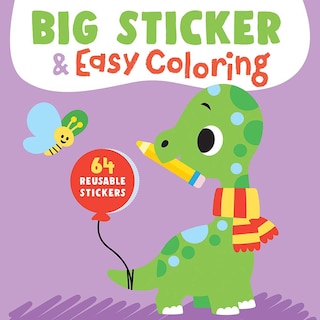 Couverture_Big Sticker & Easy Coloring (Dinosaur)
