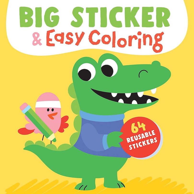 Front cover_Big Sticker & Easy Coloring (Crocodile)