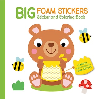 Couverture_Big Foam Stickers: Sticker & Coloring Book (Bear & Friends)