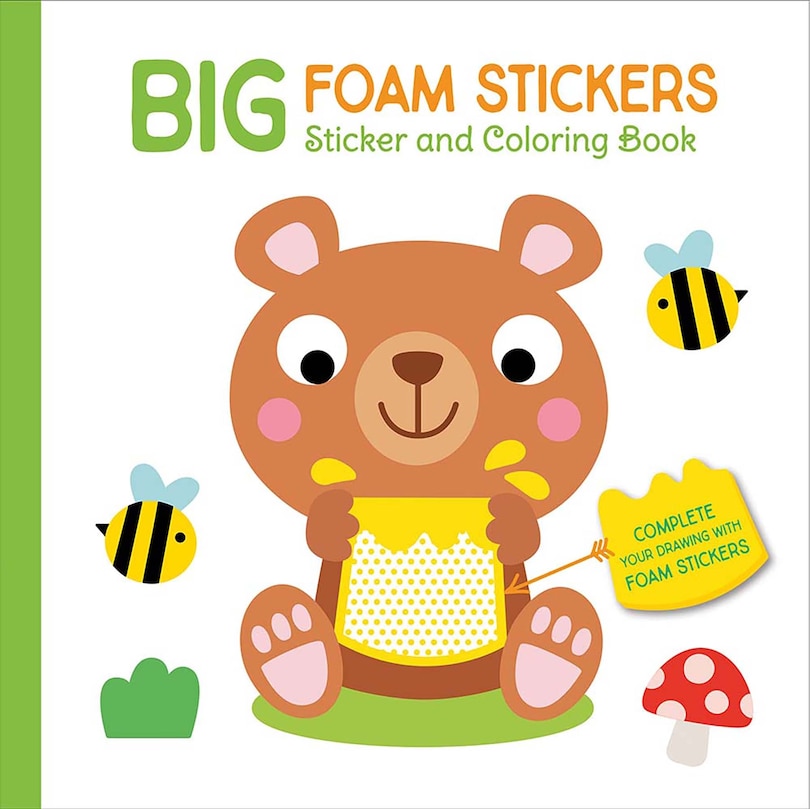 Couverture_Big Foam Stickers: Sticker & Coloring Book (Bear & Friends)