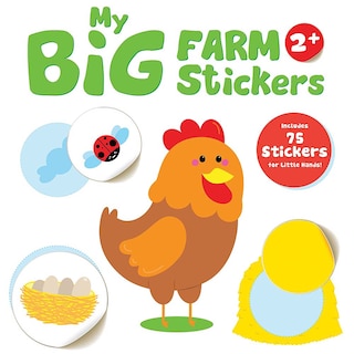 Couverture_My Big Farm Sticker Book: Chicken (Ages 2+)