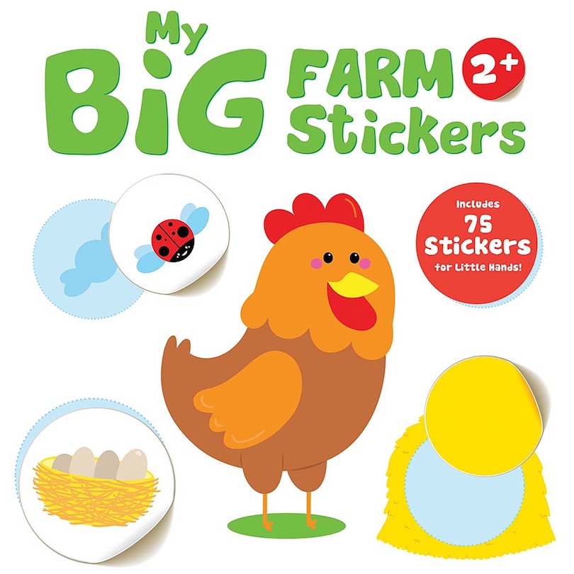 Couverture_My Big Farm Sticker Book: Chicken (Ages 2+)