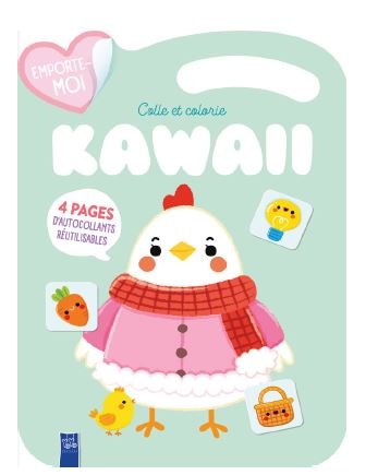 Couverture_Colle et colorie kawaii