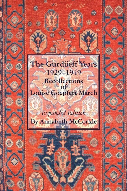 Couverture_The Gurdjieff Years 1929-1949
