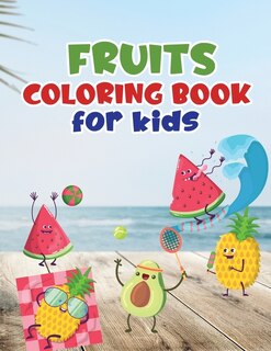 Couverture_Fruits Coloring Book For Kids