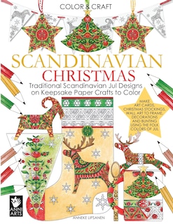Scandinavian Christmas: Traditional Scandinavian Jul Designs on Keepsake Paper Crafts to Color