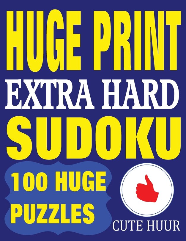 Couverture_Huge Print Extra Hard Sudoku