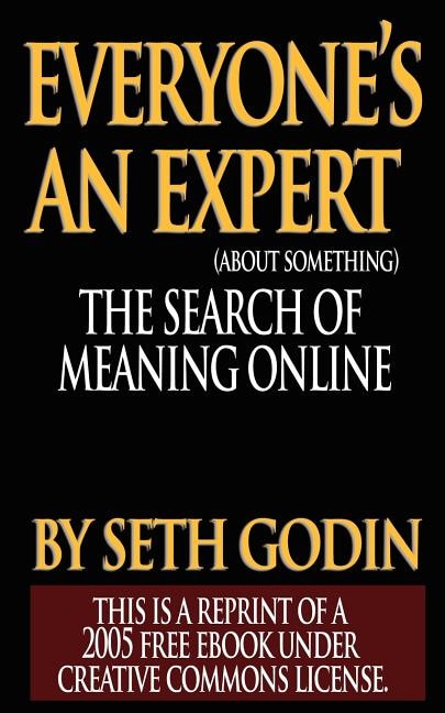 Front cover_Everyone's an Expert (Reprint of a 2005 free ebook under Creative Commons License)