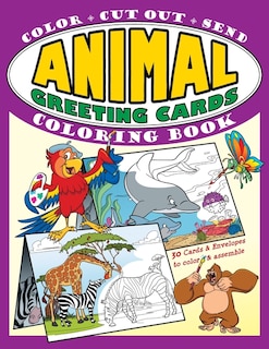 Front cover_Animal Greeting Cards Coloring Book