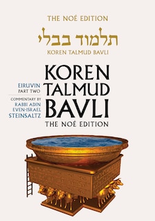Koren Talmud Bavli, English, Vol 5: Eiruvin, Part 2, Noe Color Edition