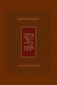 Couverture_Koren Five Megillot, Hebrew/English, Personal size, Paperback