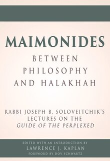 Couverture_Maimonides &ndash; Between Philosophy and Halakhah