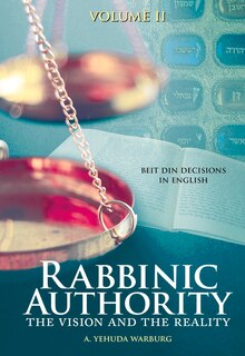 Front cover_Rabbinic Authority, Volume 2