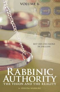 Couverture_Rabbinic Authority, Volume 6