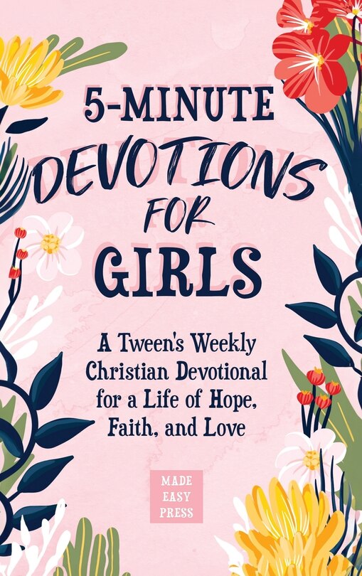Front cover_5-Minute Devotions for Girls