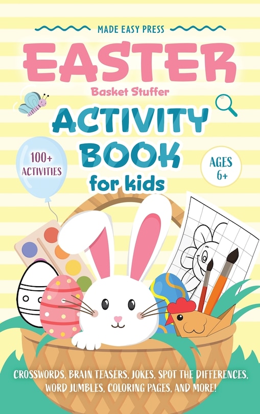Front cover_Easter Basket Stuffer Activity Book for Kids