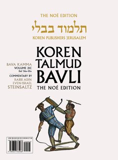 Koren Talmud Bavli V21c: Bava Kamma, Daf 36a-55a, Noé Color PB, H/E