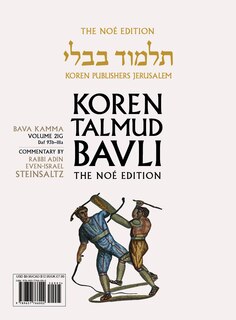 Front cover_Koren Talmud Bavli V21g: Bava Kamma, Daf 93b-111a, Noé Color PB, H/E