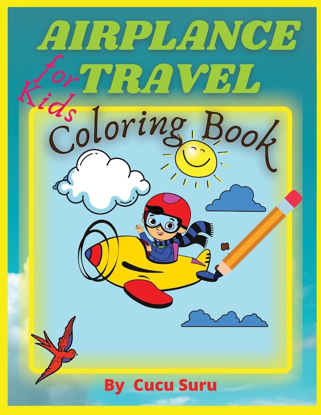 Couverture_Airplane Travel Coloring Book for Kids