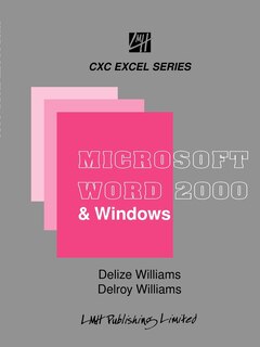 Couverture_Microsoft Word & Windows For Cxc Students & Beginners