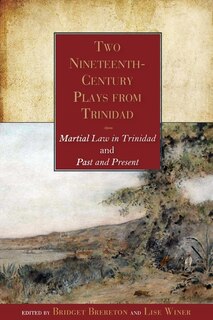 Couverture_Two Nineteenth-century Plays From Trinidad
