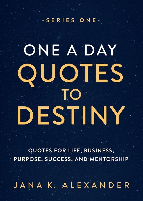 Front cover_One a Day Quotes to Destiny