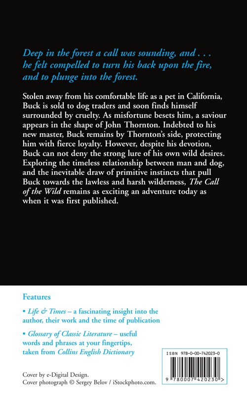 Back cover_The Call of the Wild (Collins Classics)