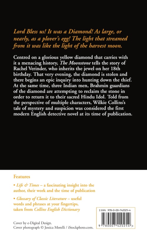 Back cover_The Moonstone (Collins Classics)