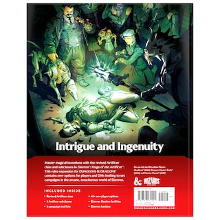 Couverture arrière_D&D RPG EBERRON: FORGE OF THE ARTIFICER