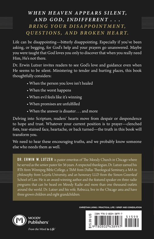 Back cover_Why Doesn't God Answer My Prayers?