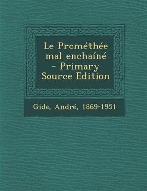 Front cover_Le Prométhée mal enchaíné