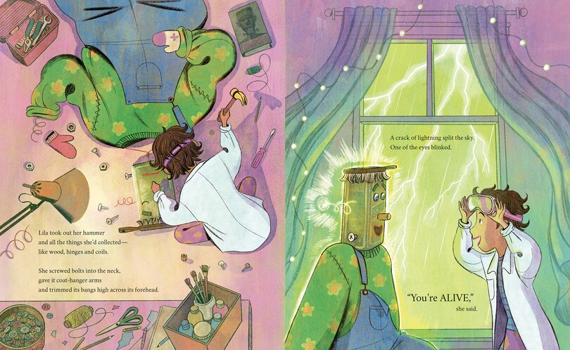 Aper&ccedil;u du contenu_Lila Makes a Monster