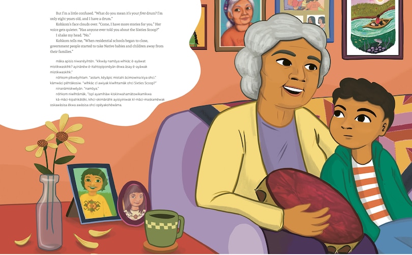 Aperçu du contenu 2_Kohkom’s First Drum / nôhkom nistam omistikwaskihkoma