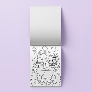 Aperçu du contenu 3_Kaleidoscope Coloring Kit Kawaii Kingdom