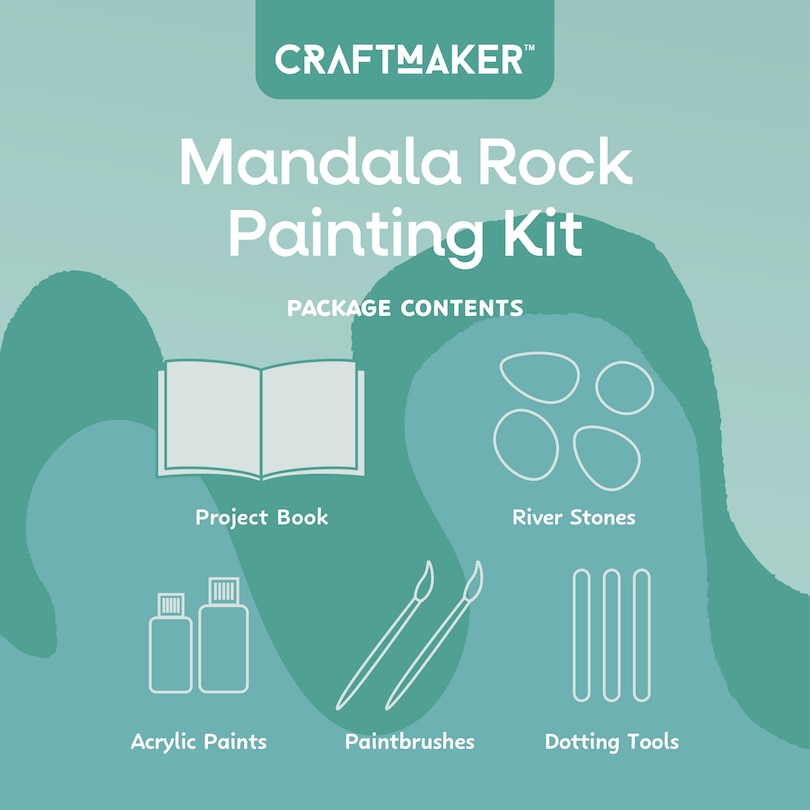 Sample content_Craft Maker Mandala Rock Painting Kit