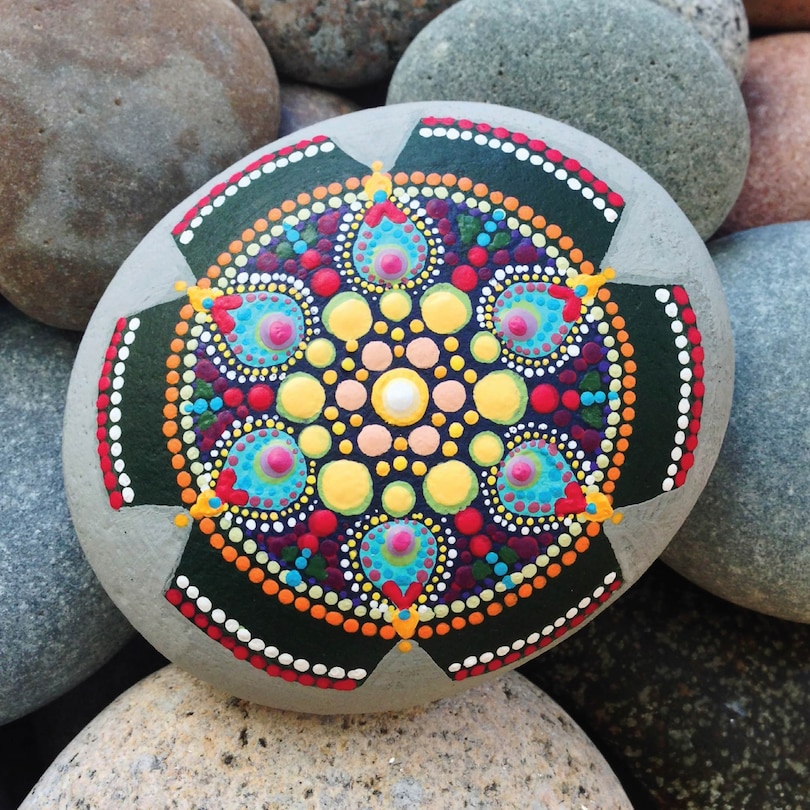 Sample content 4_Craft Maker Mandala Rock Painting Kit
