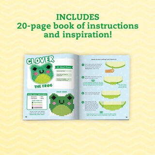 Sample content 3_Latch Hook Animals: Red Panda, Frog & Shark