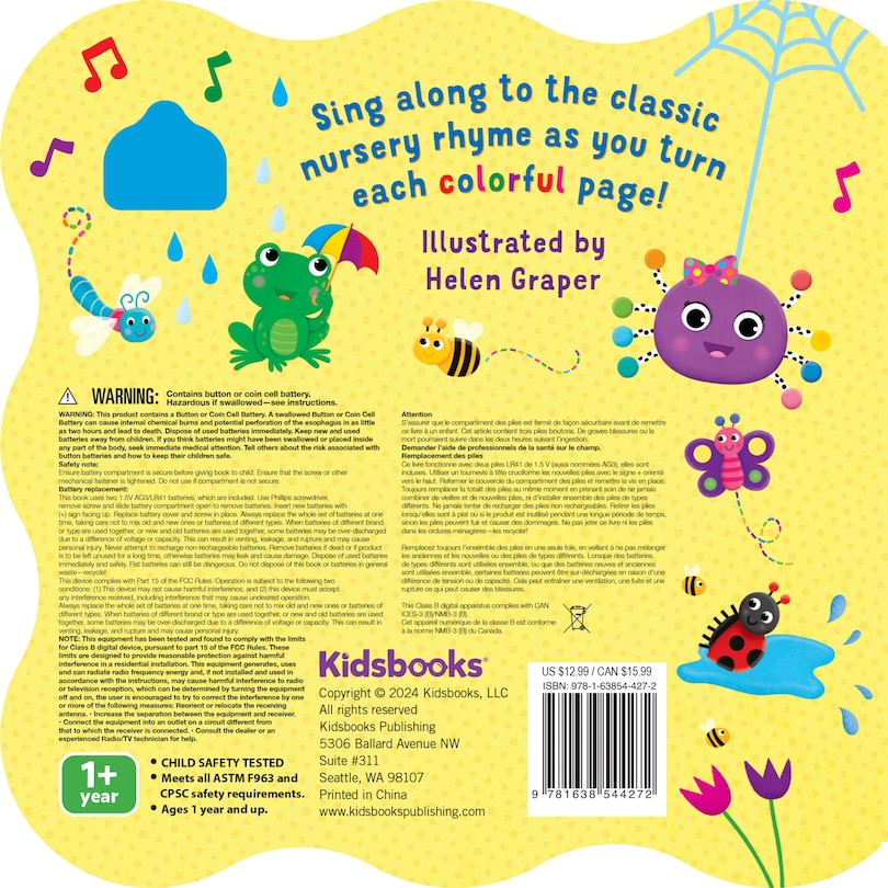 Couverture arrière_Itsy Bitsy Spider: Sing Along Song Book