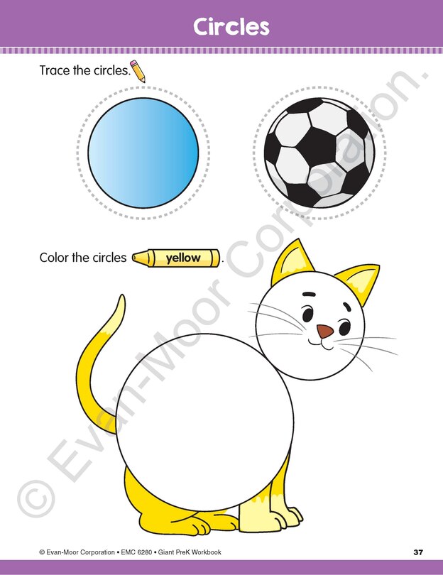 Sample content 3_Giant PreK Workbook, Age 4 - 5