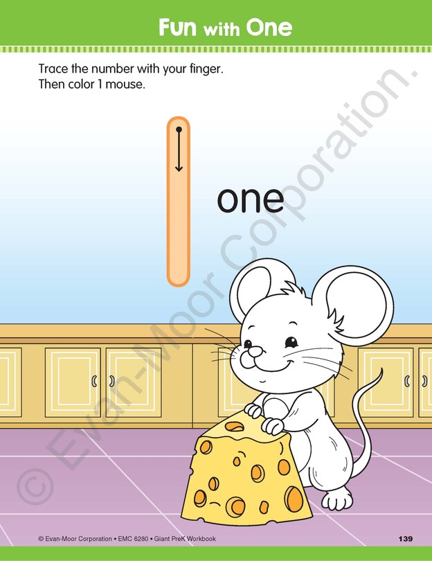 Sample content 5_Giant PreK Workbook, Age 4 - 5