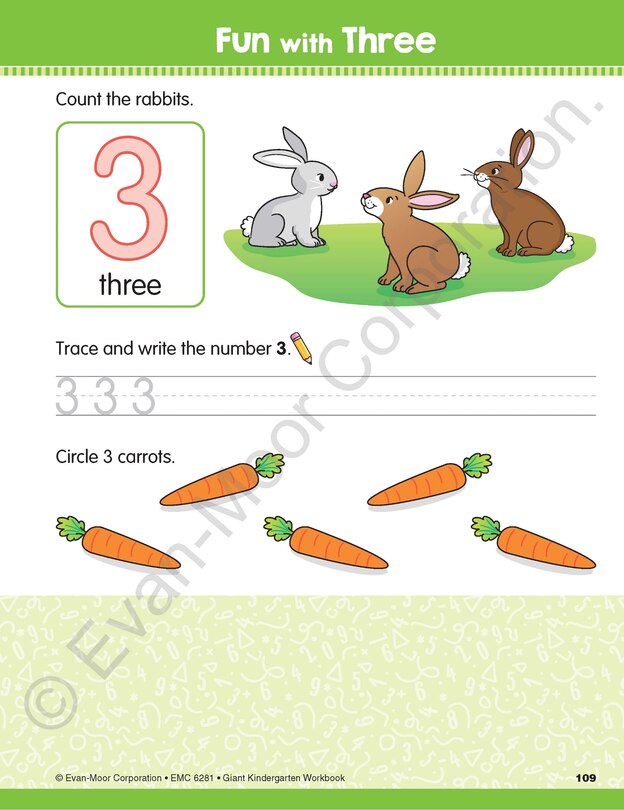 Aperçu du contenu 2_Giant Kindergarten Workbook, Age 5 - 6
