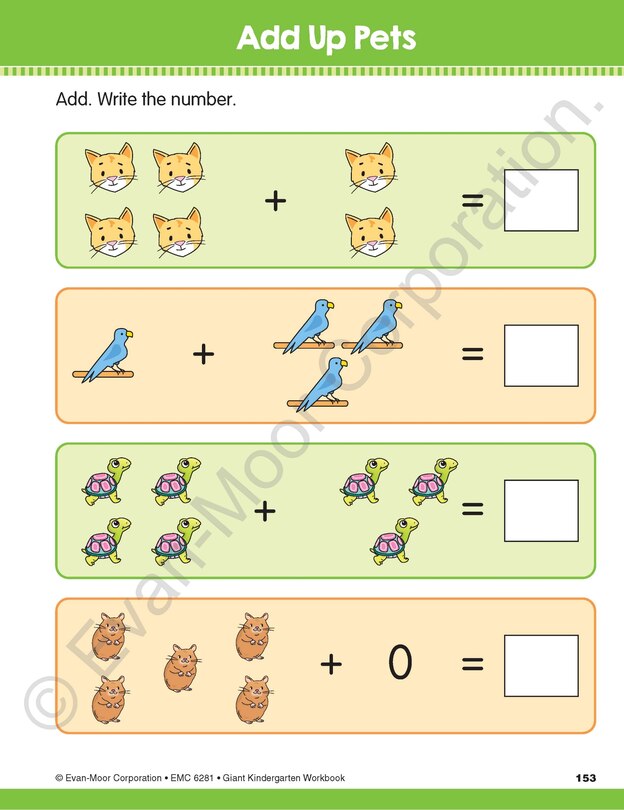 Aperçu du contenu 3_Giant Kindergarten Workbook, Age 5 - 6