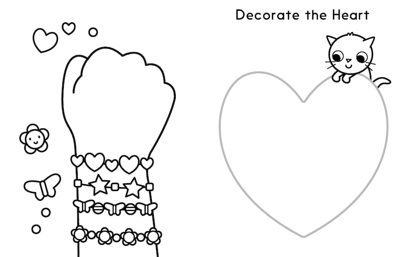 Aper&ccedil;u du contenu 2_My Busy Valentine's Day Coloring Book