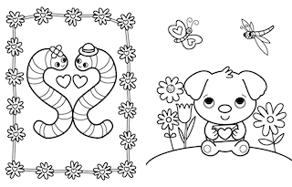Aper&ccedil;u du contenu 4_My Busy Valentine's Day Coloring Book