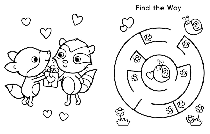 Aper&ccedil;u du contenu 5_My Busy Valentine's Day Coloring Book