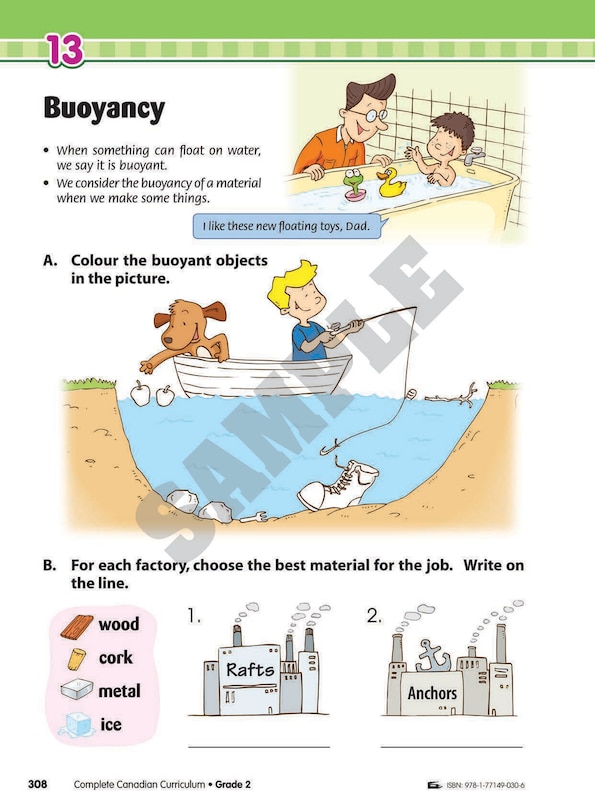 Sample content_Complete Canadian Curriculum: Grade 2 (Enriched Edition)