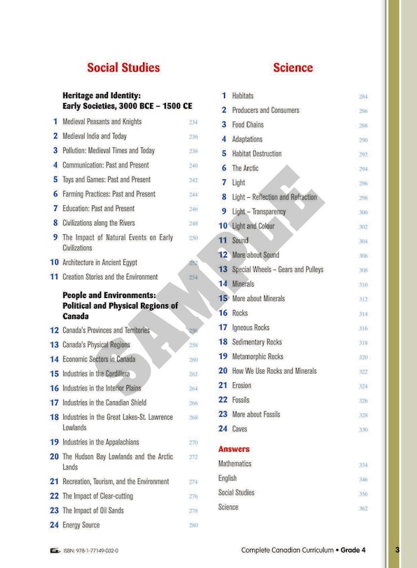 Sample content 5_Complete Canadian Curriculum: Grade 4 (Enriched Edition)