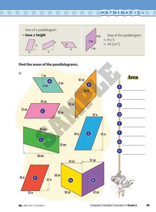 Sample content 4_Complete Canadian Curriculum: Grade 6 (Enriched Edition)